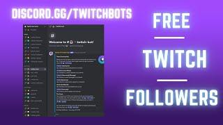 FREE TWITCH FOLLOWER, VIEW, SPAM BOT  | TWITCH SERVICES