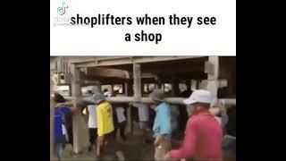 Shoplifters when they see a shop #shorts #memes