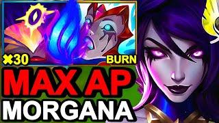 WILD RIFT CHINA MORGANA JUNGLE - 1:23 FULL CLEAR!? FULL BURN Morgana Build Runes - NOVA Morgana Skin