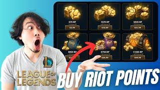 How to Buy RP in League of Legends - Riot Points Store in LoL #lol