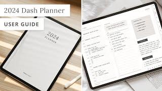 How to Use the 2024 Dash Planner - Digital Planner Guide