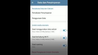 Setting Telegram agar foto, video & dokumen tidak tersimpan otomatis di galery HP