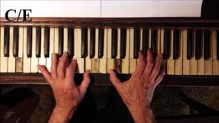 J.S.Bach. Well-Tempered Clavier 1, BWV 846, Prelude #1 in C Major. (With chord designations)