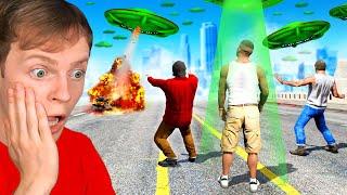 The ALIEN INVASION in GTA 5!