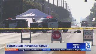 4 dead, 2 injured during DUI pursuit in Inland Empire