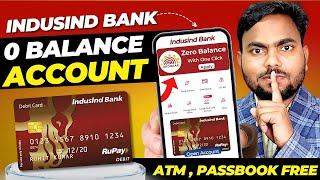 Indusind Bank Account Opening Online 2024 | Indusind Bank Zero Balance Bank Account Opening Online