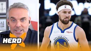 THE HERD | Colin reacts to Klay Thompson Contract Talks with Golden State Are Reportedly "Frozen"