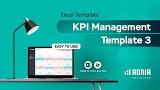 KPI Management Dashboard Template 3