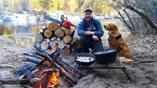 3 Day TENT CAMPING Adventure in Michigan’s Upper Peninsula (Spring Steelhead Fishing)