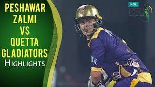 PSL 2017 Play-off 1: Peshawar Zalmi vs. Quetta Gladiators Highlights