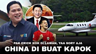 Sampai Rela Sewa Jet Pribadi Demi Ladeni Siasat Licik China, Pak Erick Buat China Kapok Kerjain Indo