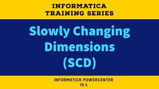 SCD - Slowly Changing Dimension Informatica interview questions scenario based Informatica tutorial