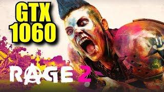 RAGE 2 GTX 1060 OC | 1080p Ultra - High - Medium | FRAME-RATE TEST