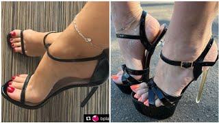 Glamour beauty of open toe high heels collection of 2023