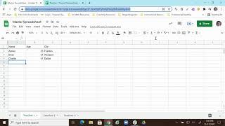 Google Sheets: Sync Data from One Sheet to Another