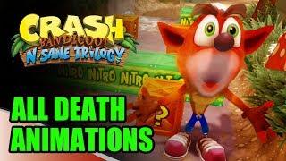 Crash Bandicoot N.Sane Trilogy - EVERY DEATH ANIMATION