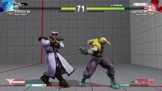 SF5 - Zigfreedg(Bison) vs GutSouls(Nash)