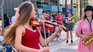 Felicità - Al Bano & Romina Power | Sax and Violin Cover | Karolina Protsenko & Avelina Kushnir