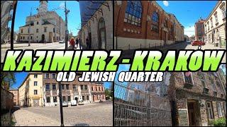 KAZIMIERZ - The Old Jewish Quarter Walking Tour - Krakow - Poland (4k)