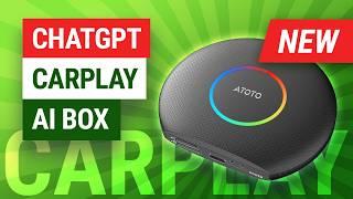 ChatGPT in Your Car?!  ATOTO CB6 Apple CarPlay AI Box Review – Is It Any Good?