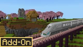 AUTO TRAINS ADDON for Minecraft Bedrock Edition Survival