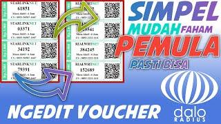 Tutorial⭕Mengganti tampilan voucher daloradius Openwrt