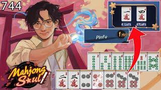 A TRIUMPHANT Return To Form With RIGHTEOUS Riichi Pinfu Farming [Mahjong Soul - Ep. 744]