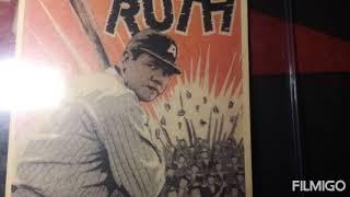 1927 Babe Ruth theater lobby card and the curse of Harry Frazee