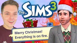 Celebrating the most chaotic Christmas in The Sims 3