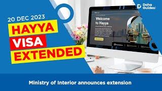 New Update: Qatar Extends Validity of Hayya Visa (Dec 2023)