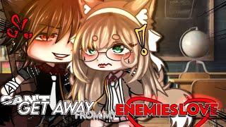 Can't Get Away from my Enemies Love ️ //GCMM GACHA CLUB MINI MOVIE