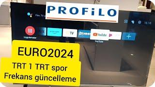 #trt1  TRT Spor EURO 2024 FREKANS GÜNCELLEME PROFİLO TV