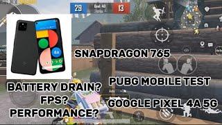 Pubg Mobile test on Snapdragon 765 (Google Pixel 4a 5g). Battery drain? Performance? FPS?