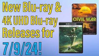 New Blu-ray & 4K UHD Blu-ray Releases for July 9th, 2024!