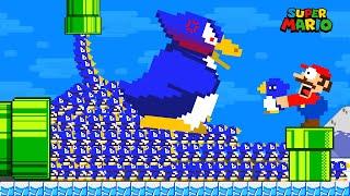 The Penguin Problem: Mario ESCAPES 999 Little Penguins in Mama's Revenge Amazing Maze | More Funny