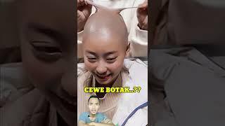 Cewe Botak   Real Or Fake #shorts #viral #viralshorts