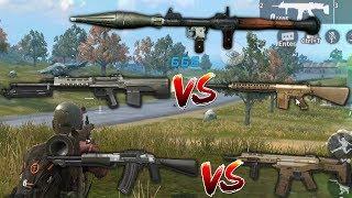 COMPARING EVERY NEW GUN IN THE RULES OF SURVIVAL UPDATE! (iOS/Android/PC)