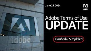 Clarifying Adobe's Terms of Use Update