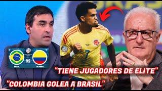 PERIODISTA ARGENTINO: "Colombia golea a Brasil, son los favoritos" - DORIVAL HABLA de COLOMBIA