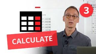 CALCULATE in DAX #03: Remove single column filters