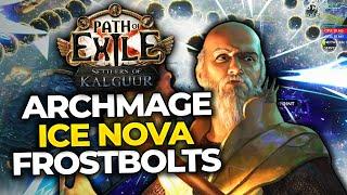 ARCHMAGE ICE NOVA OF FROSTBOLTS! Build Explained, My Experience and NEW RAGE TECH! - Path of Exile