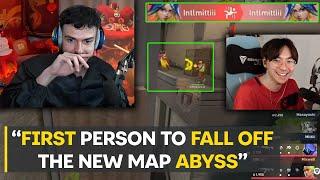 TenZ & Tarik React To First Person Falling Off From New Map Abyss & Insane Wingman Post Plant