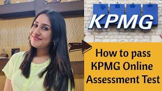 How to pass the KPMG online assessment test | The Lady Saga | Megha Goyal