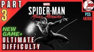 Spider-Man: Miles Morales (PS5) / New Game + / Ultimate Difficulty / Part 3 - [4K/60fps]