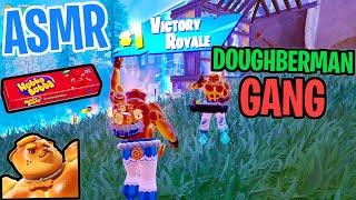 ASMR Gaming  Fortnite Doughberman Gang! Relaxing Gum Chewing  Controller Sounds + Whispering 