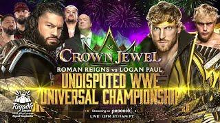 WWE Crown Jewel 2022 Official and Full Match Card HD