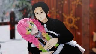 MMD x Demon Slayer - I Love You - Mitsuri x Muzan