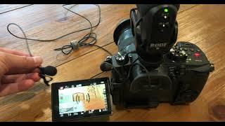 SOLID Lavalier Microphone directly into Panasonic GH5s