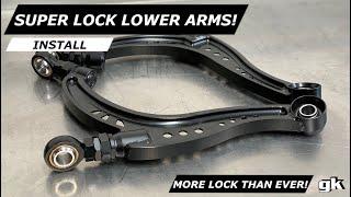 Gktech Super Lock Lower Control Arms - Install