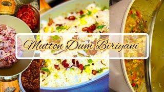 Mutton Dum Biriyani | Kerala Style Dum Biriyani | Thalassery Special Mutton Dum Biriyani |#fyp